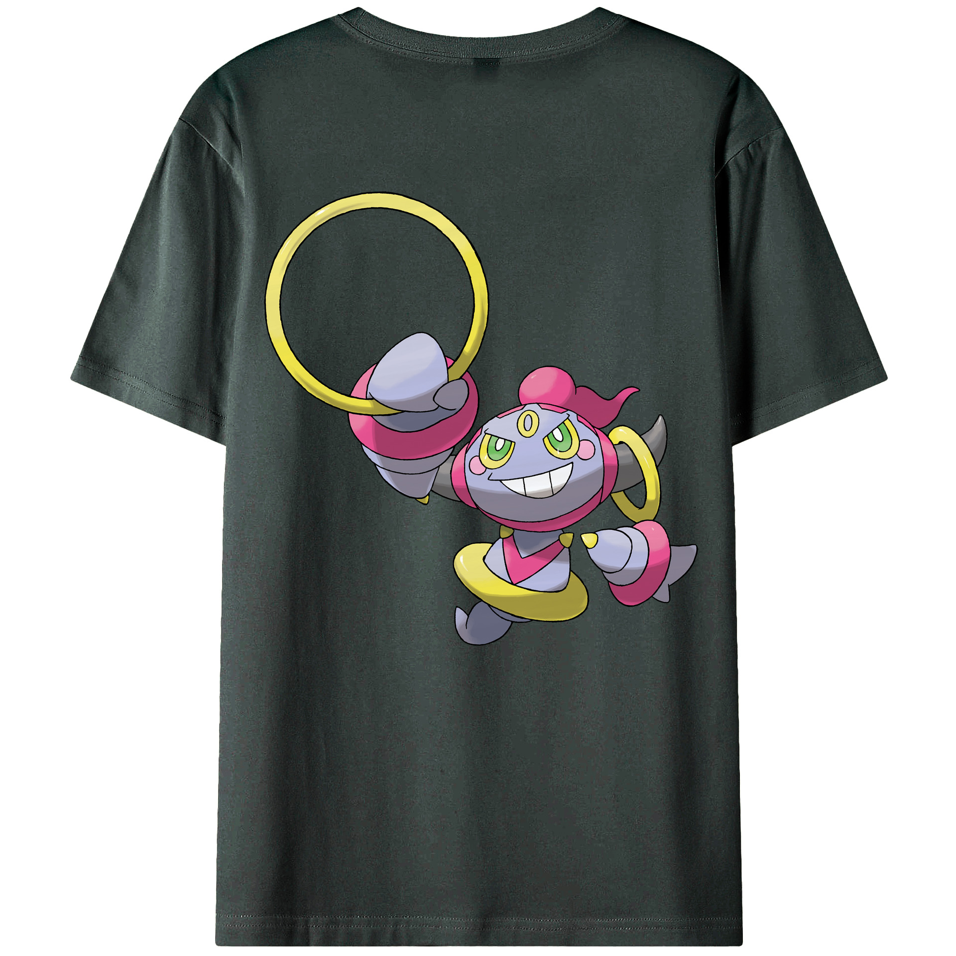 （画像用） ポケットモンスター Pokémon 綿100％ メンズ半袖Tシャツ（バックプリント） 通気性